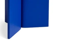 HAY Slit Wood table, 35 cm, high, vivid blue