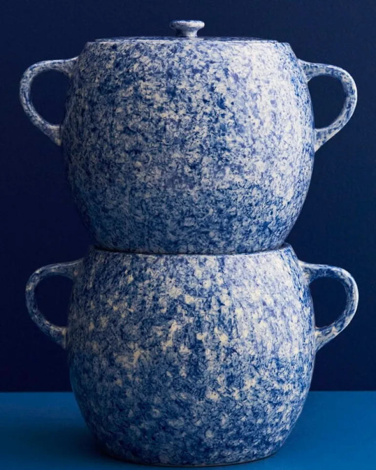 HAY Sobremesa bean pot, blue