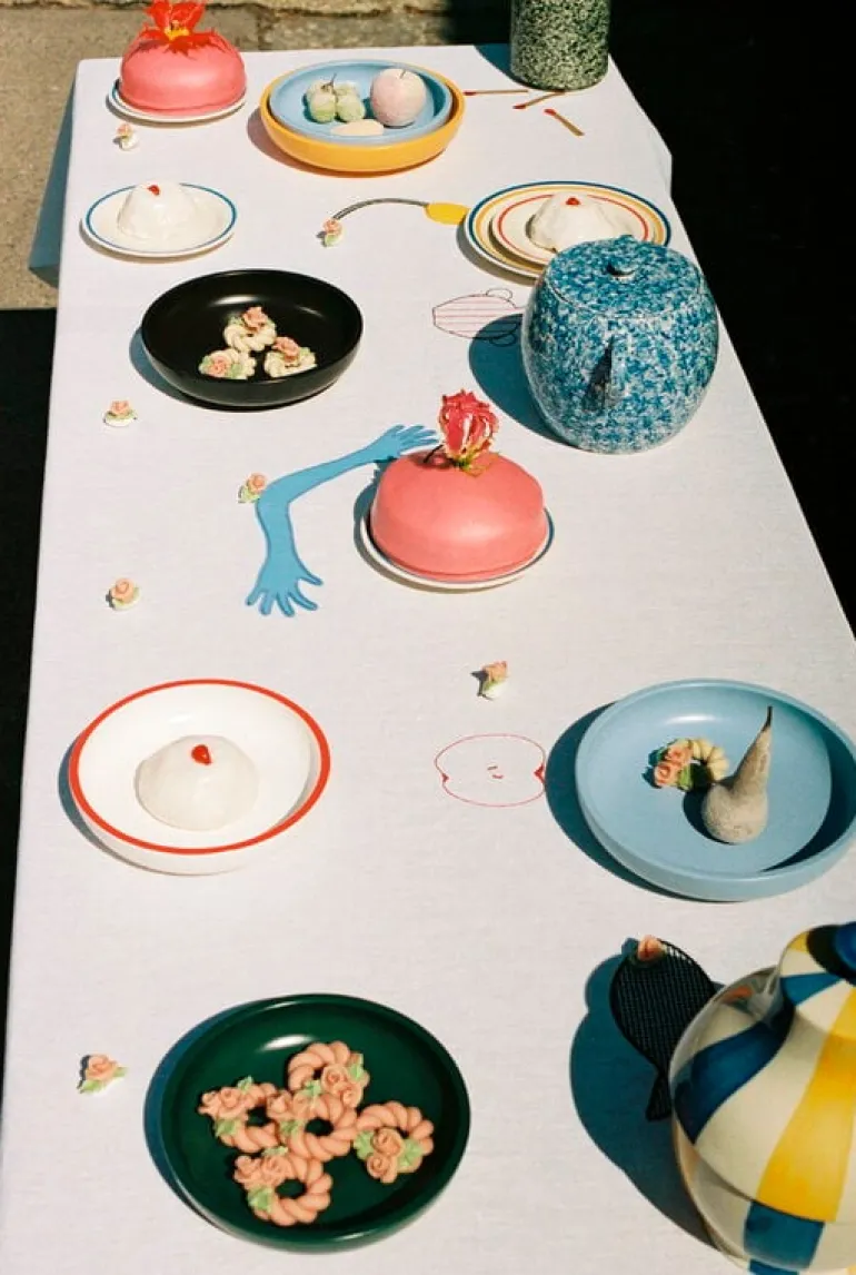 HAY Sobremesa jug, green