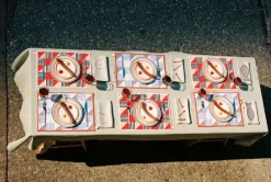 HAY Sobremesa plate, 2 pcs, 18,5 cm, red