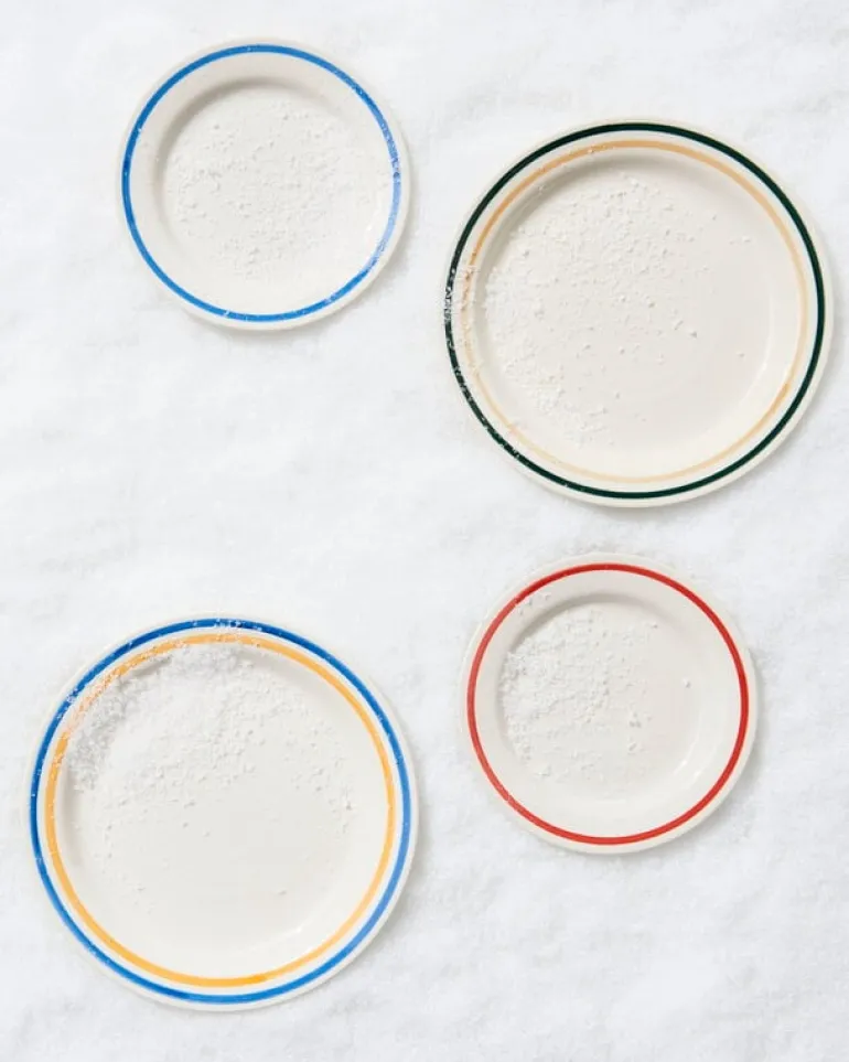 HAY Sobremesa plate, 2 pcs, 18,5 cm, red