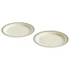 HAY Sobremesa plate, 2 pcs, 24,5 cm, green - sand
