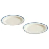 HAY Sobremesa plate, 2 pcs, 18,5 cm, blue