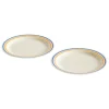 HAY Sobremesa plate, 2 pcs, 24,5 cm, blue - yellow