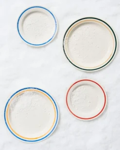 HAY Sobremesa plate, 2 pcs, 24,5 cm, blue - yellow