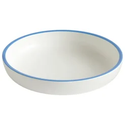 HAY Sobremesa serving bowl, L, white - blue