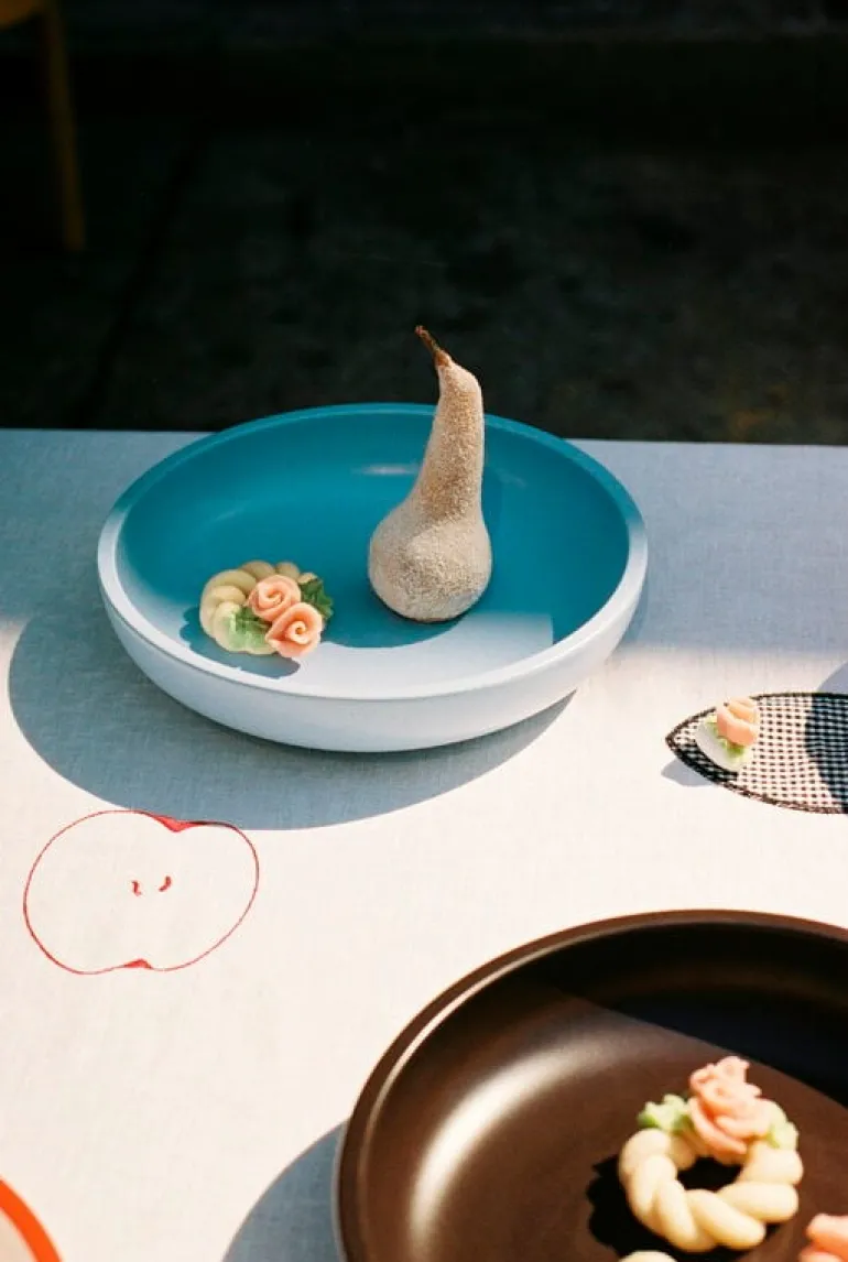 HAY Sobremesa serving bowl, M, light blue