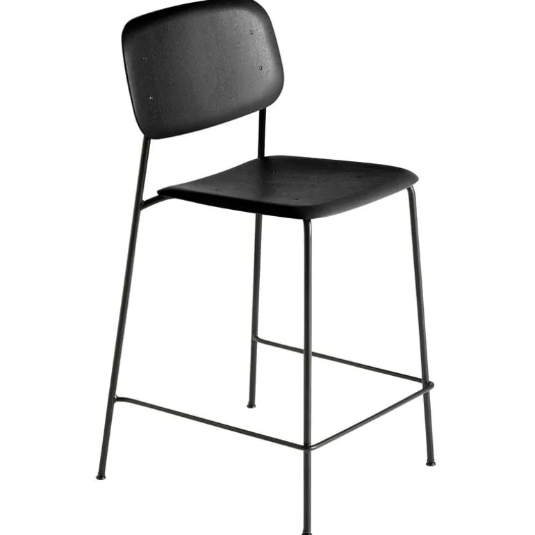 HAY Soft Edge 90 bar chair, black