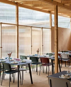 HAY Soft Edge 40 chair, black - dusty green