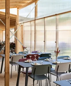 HAY Soft Edge 40 chair, black - dusty green