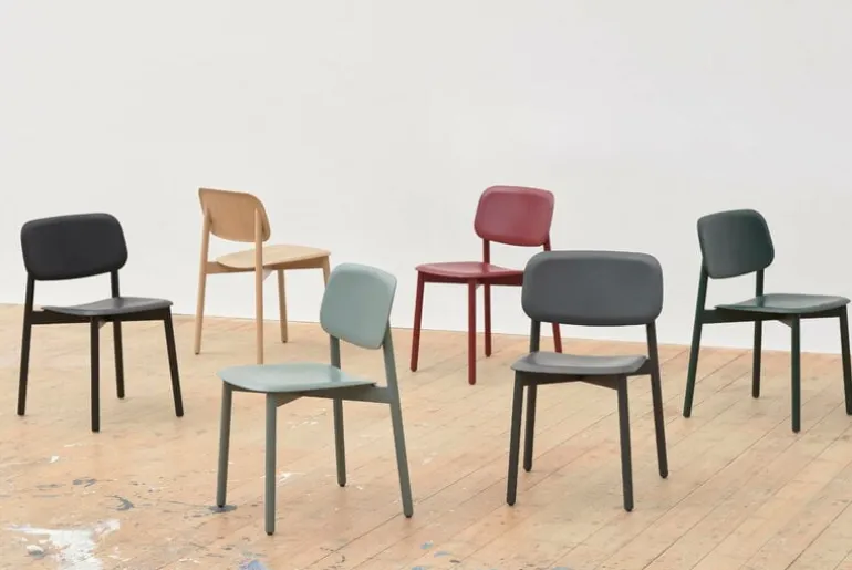 HAY Soft Edge 60 chair, dusty green