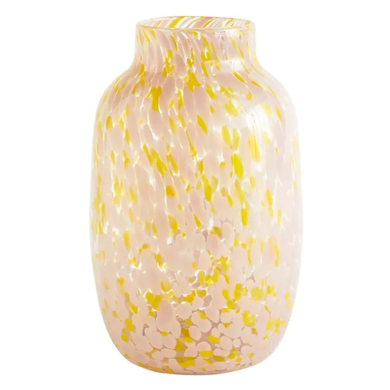 HAY Splash vase, 30 cm, light pink - yellow