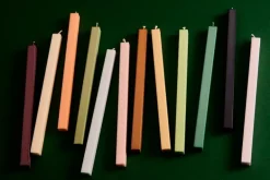 HAY Square candle, 4 pcs, dark