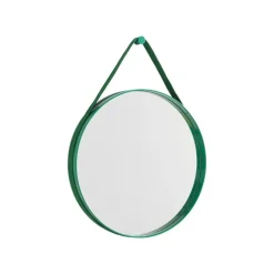 HAY Strap mirror, No 2, small, green