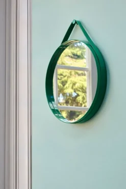 HAY Strap mirror, No 2, small, green