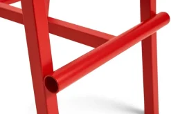 HAY Taburete 8 bar stool, high, 75 cm, signal red - lacquered oak