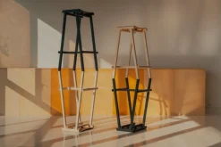 HAY Taburete 8 bar stool, high, 75 cm, eggshell - lacquered oak