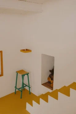 HAY Taburete 8 bar stool, high, 75 cm, soft jade - lacquered oak