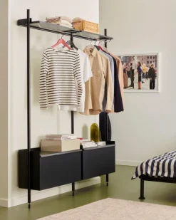 HAY Tamoto bed, 180 x 200 cm, anthracite - Metaphor 008