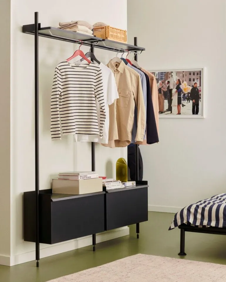 HAY Tamoto bed, 180 x 200 cm, anthracite - Metaphor 008