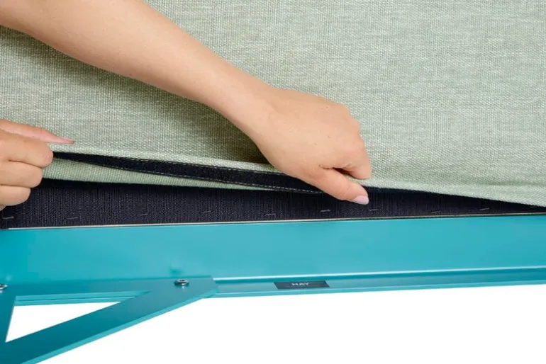 HAY Tamoto bed, 160 x 200 cm, mint turquoise - Metaphor 023