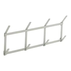 HAY Tape coat rack, small, metallic grey
