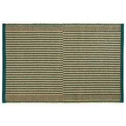 HAY Tapis rug, black - green