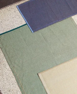 HAY Tapis rug, black - green