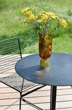 HAY Terrazzo table, 70 cm, anthracite – grey