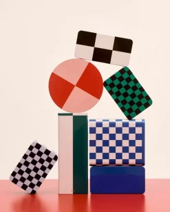 HAY Tin container, S, dark blue - lavender