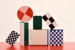 HAY Tin container, S, dark blue - lavender