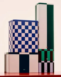 HAY Tin container, S, green - dark blue