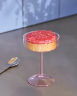 HAY Tint coupe glass, 2 pcs, pink