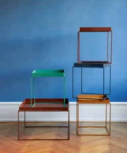 HAY Tray table large, chocolate