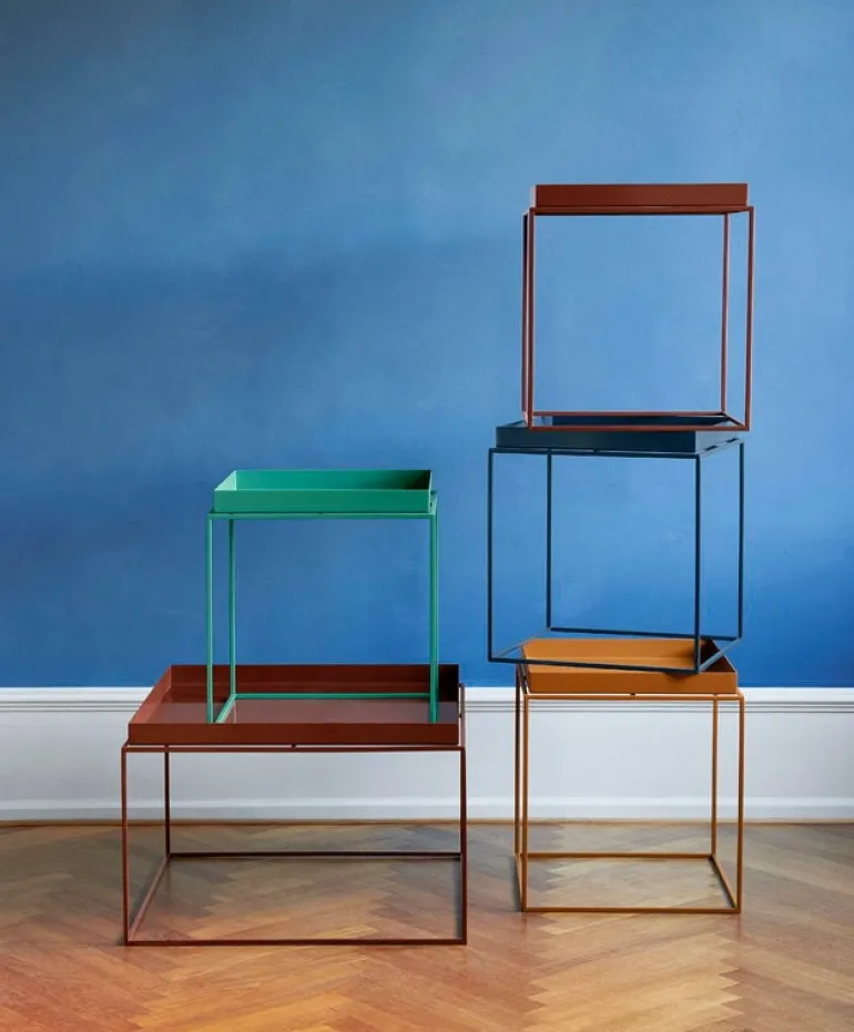 HAY Tray table large, chocolate