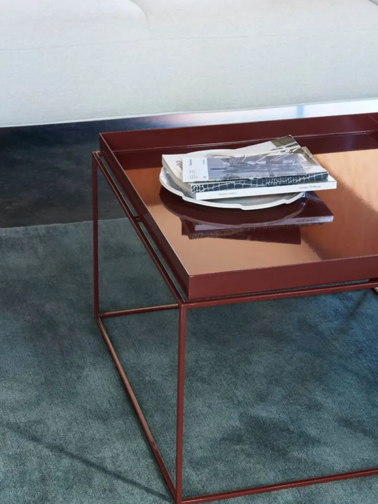 HAY Tray table large, chocolate