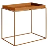 HAY Tray table large rectangular, toffee