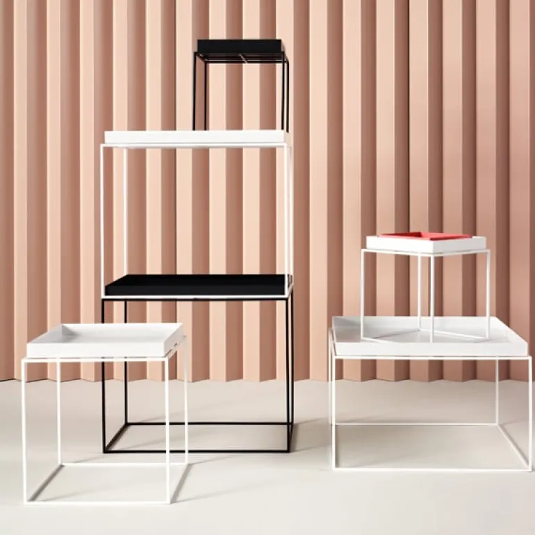 HAY Tray table large, warm grey