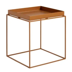 HAY Tray table medium square, toffee