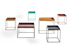 HAY Tray table medium square, toffee