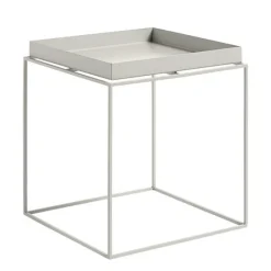 HAY Tray table medium square, warm grey
