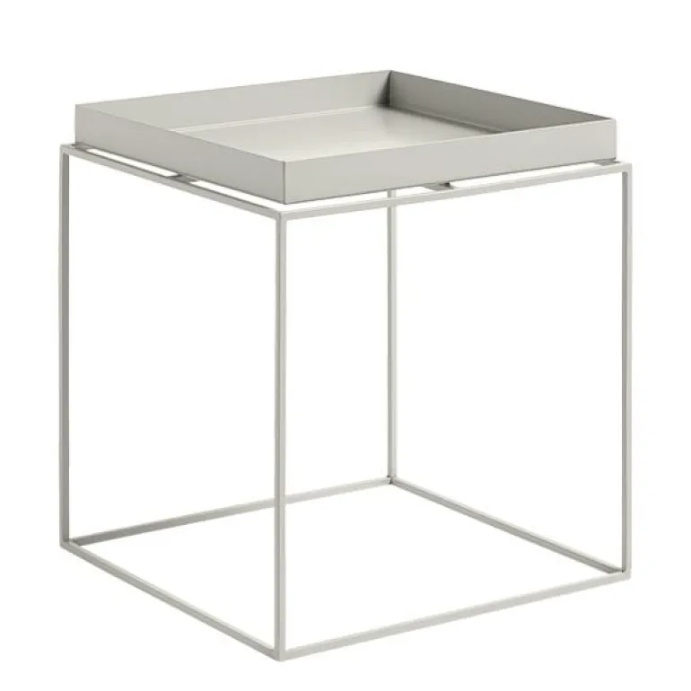 HAY Tray table medium square, warm grey