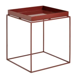 HAY Tray table medium square, chocolate