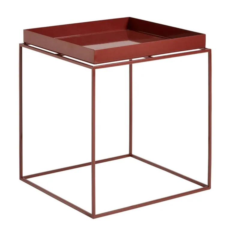 HAY Tray table medium square, chocolate