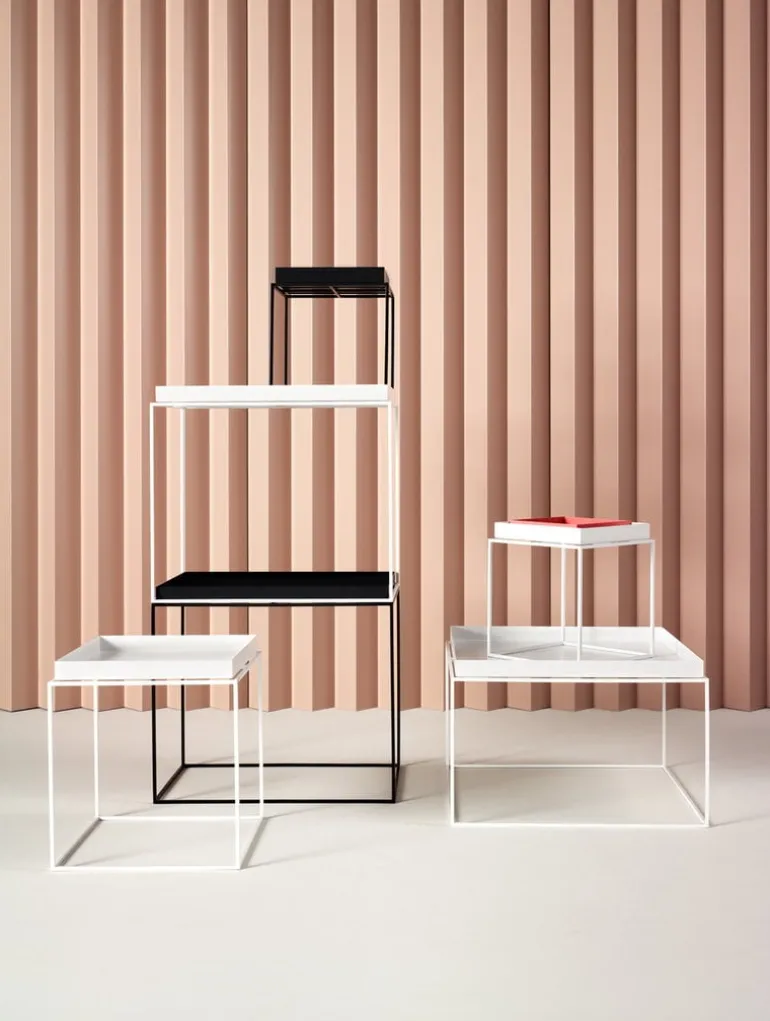 HAY Tray table medium square, white