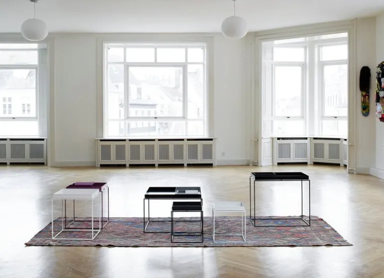 HAY Tray table medium square, black