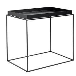 HAY Tray table rectangular, black