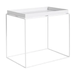 HAY Tray table rectangular, white