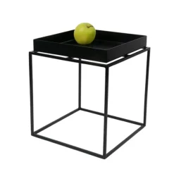 HAY Tray table small square, black