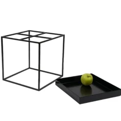 HAY Tray table small square, black